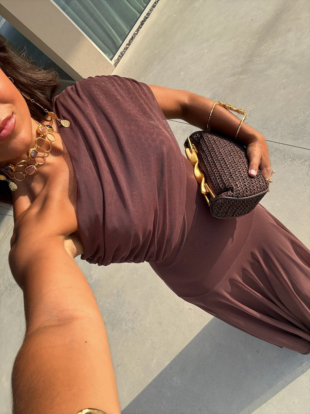 Serena | One-Shoulder Maxi Dress