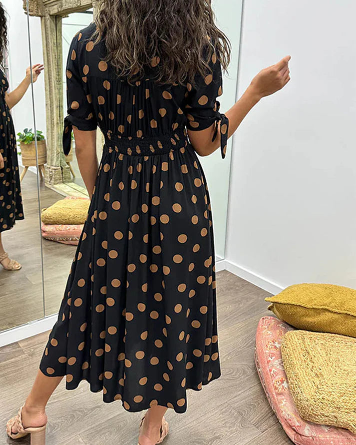 Valentina | Modern Dotted Dress