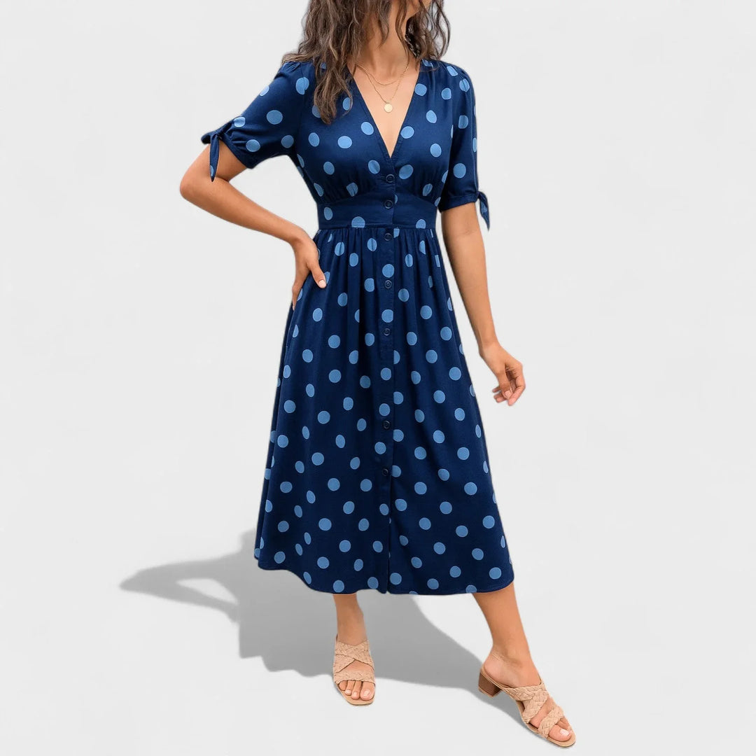Valentina | Modern Dotted Dress