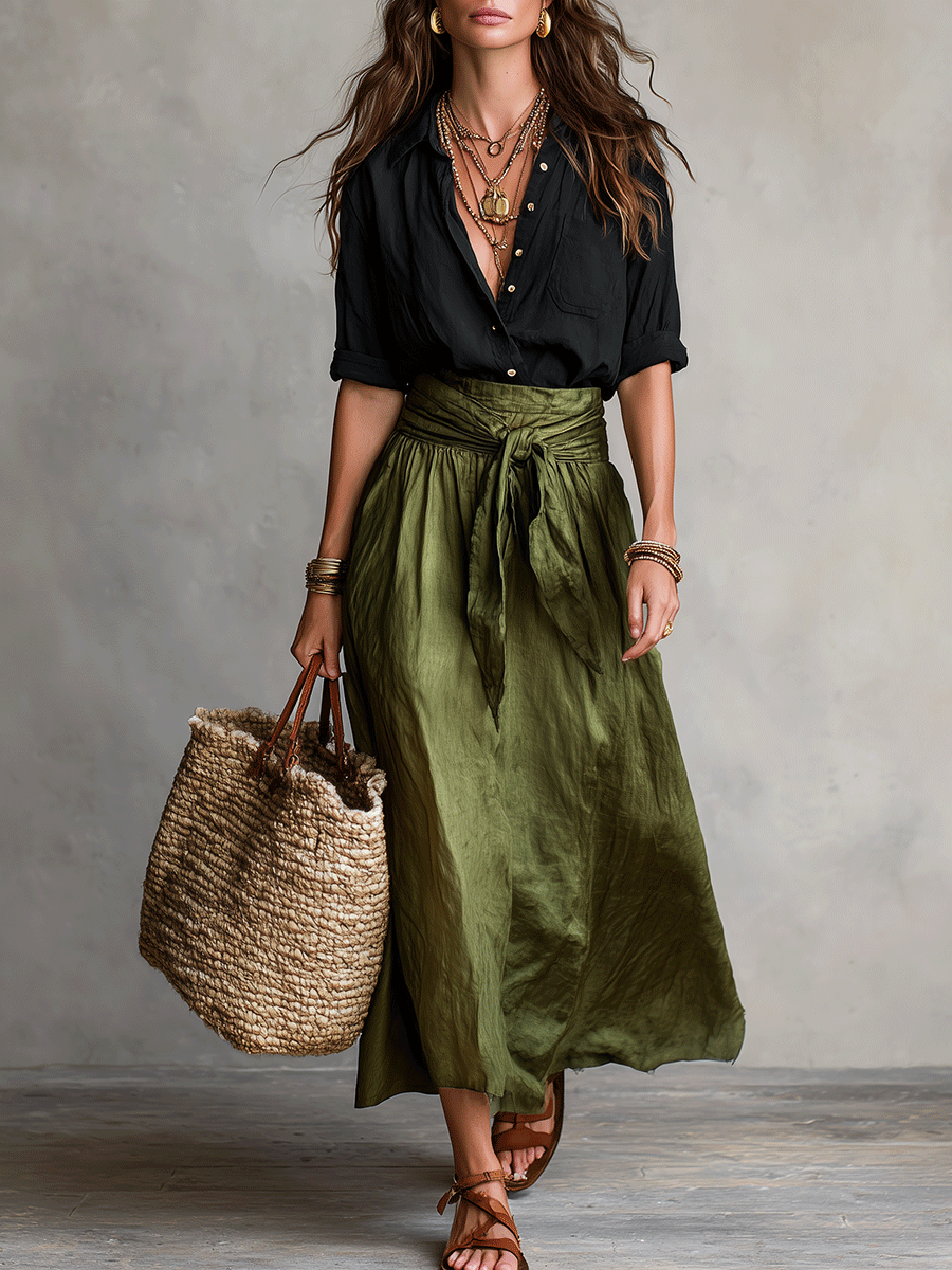 Lisa | Effortless Elegance Boho Skirt Set