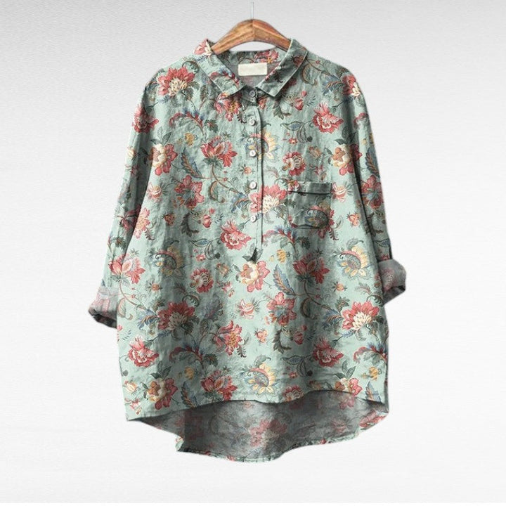 Mireva | Vintage Floral Blouse
