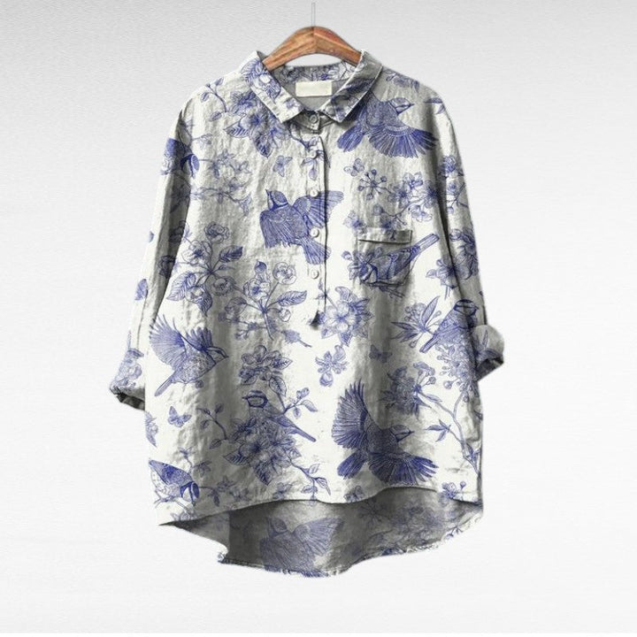 Mireva | Vintage Floral Blouse