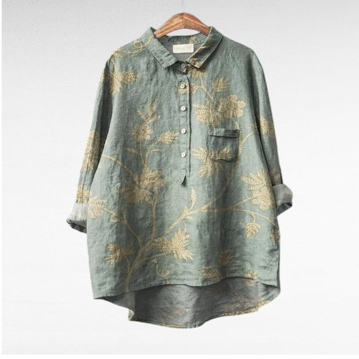 Mireva | Vintage Floral Blouse