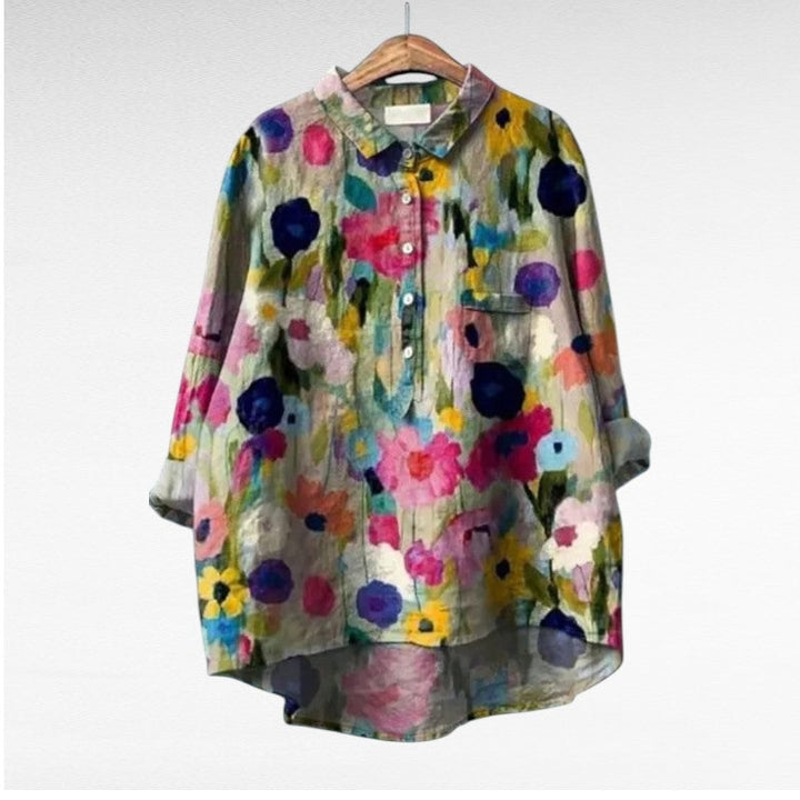 Mireva | Vintage Floral Blouse