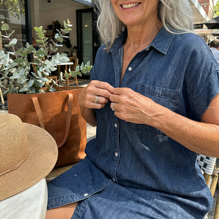 Sadie | Denim Shirt Dress