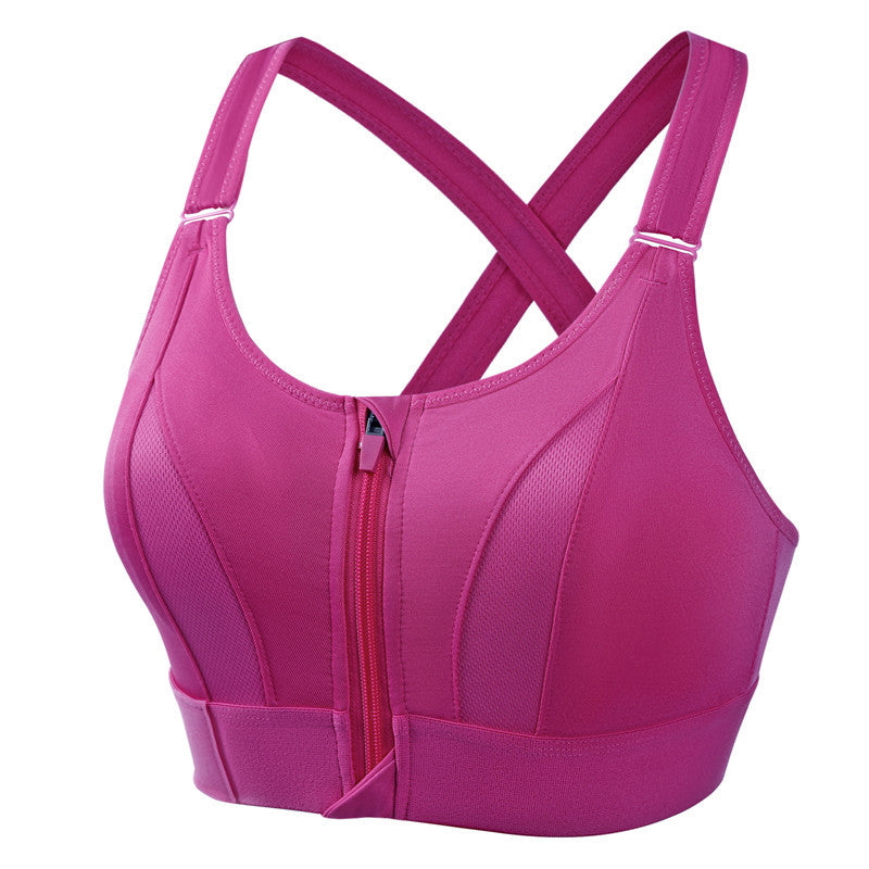 Lora - Fit Zip-Up Sweat-Proof Bra