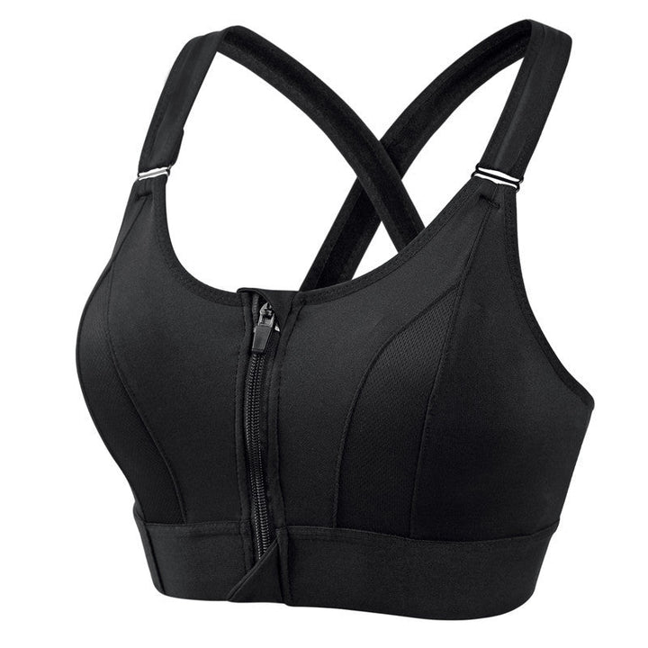 Lora - Fit Zip-Up Sweat-Proof Bra