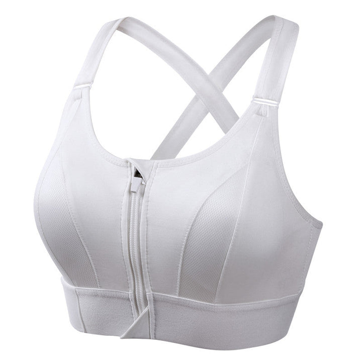 Lora - Fit Zip-Up Sweat-Proof Bra