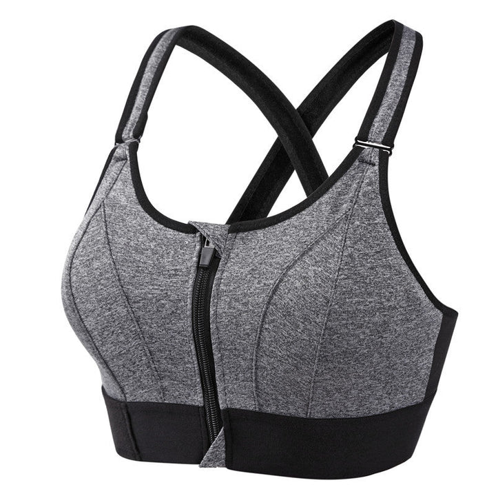Lora - Fit Zip-Up Sweat-Proof Bra
