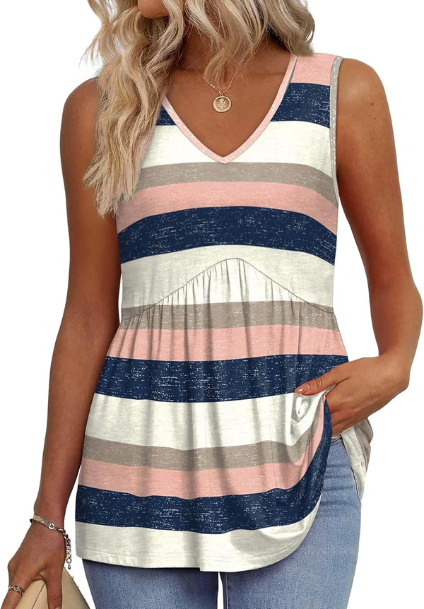 Mary | Peplum V-Neck Top