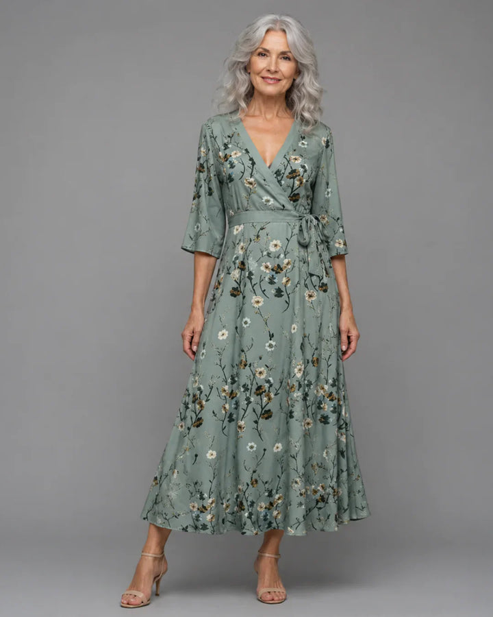 Selora | Halter Bloom Flow Maxi Dress