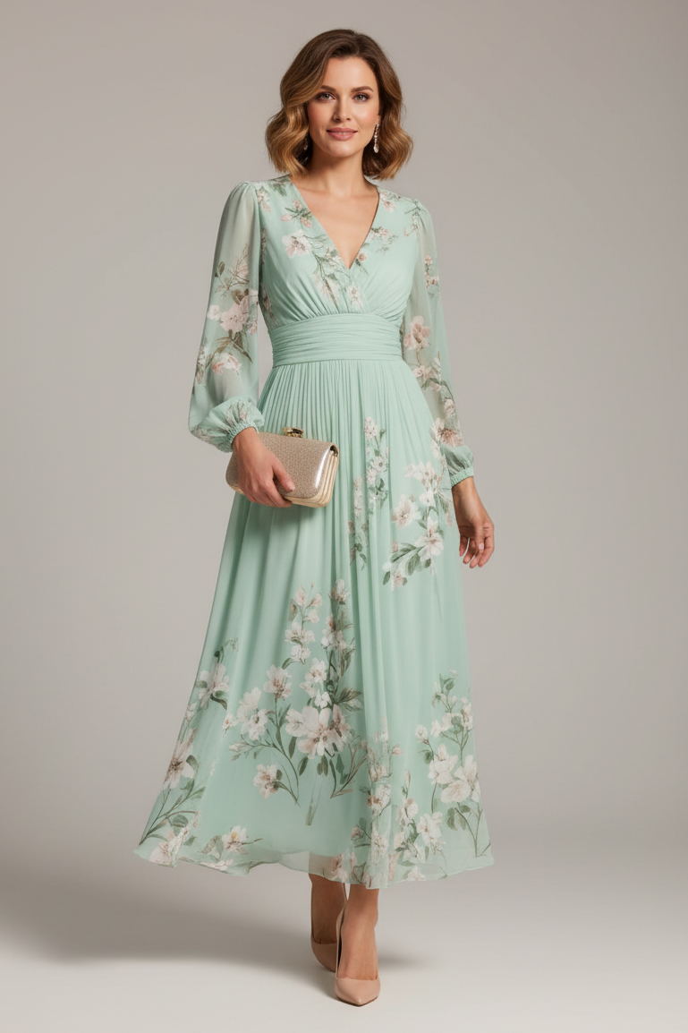 Amara | Floral Midi Dress