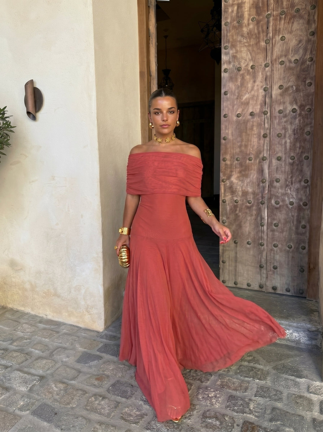 Serena | One-Shoulder Maxi Dress