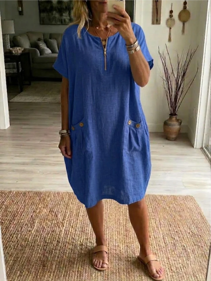 Tessa – Dress with Zipper