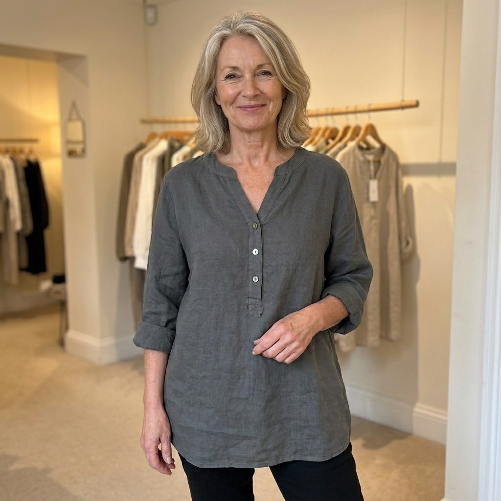 Grace | Relaxed Button Blouse