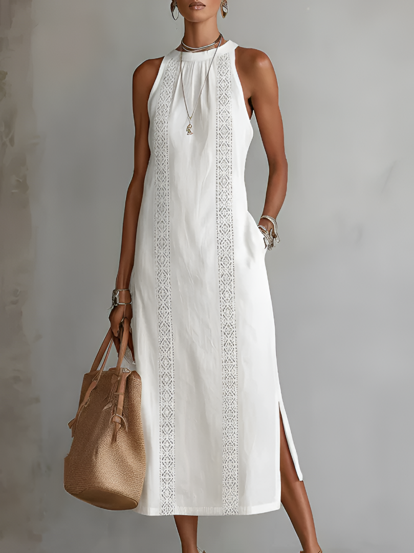 Claire | Elegant High-Neck Dress