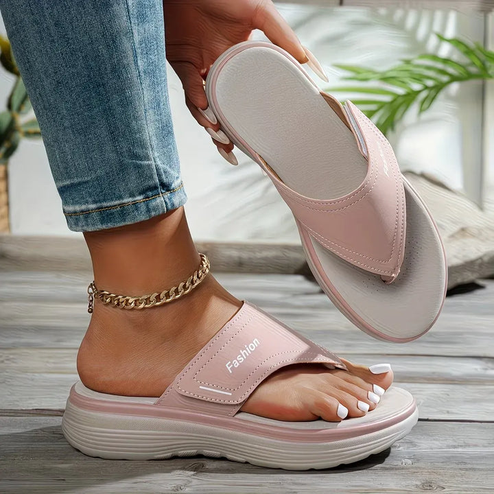 Grace - Women’s Thick Sole Comfort Flip-Flop Sandals
