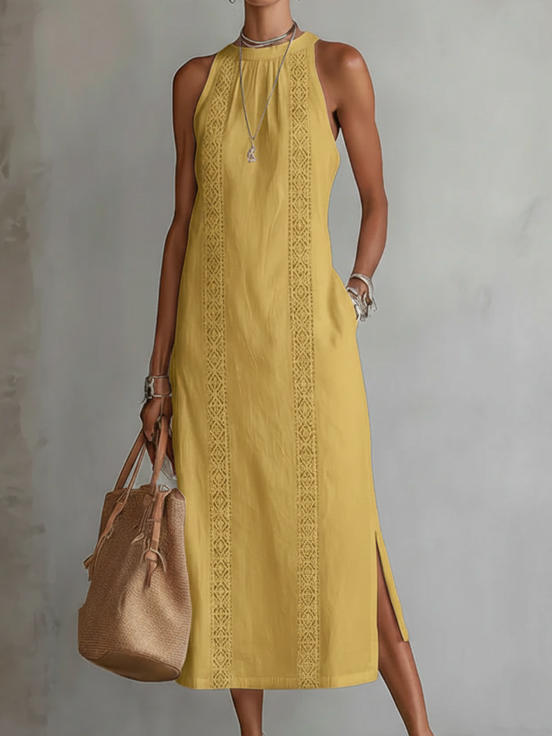 Claire | Elegant High-Neck Dress