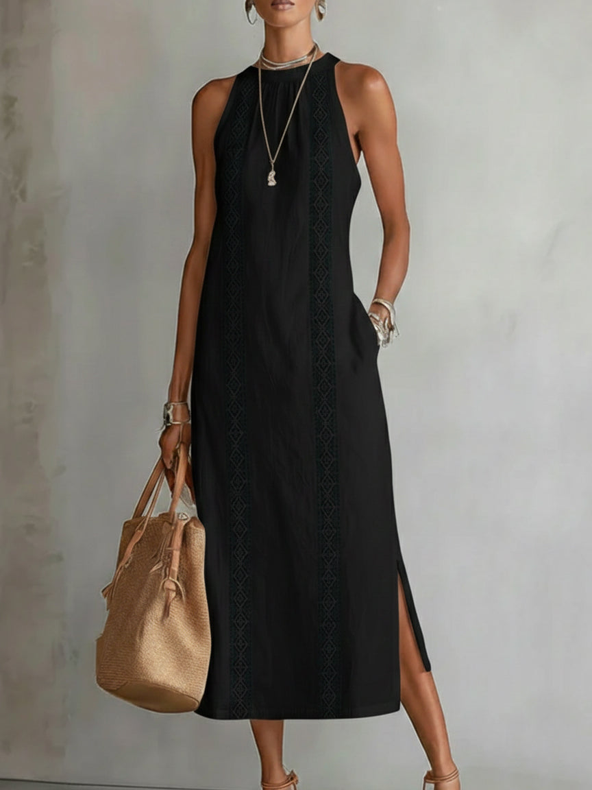 Claire | Elegant High-Neck Dress