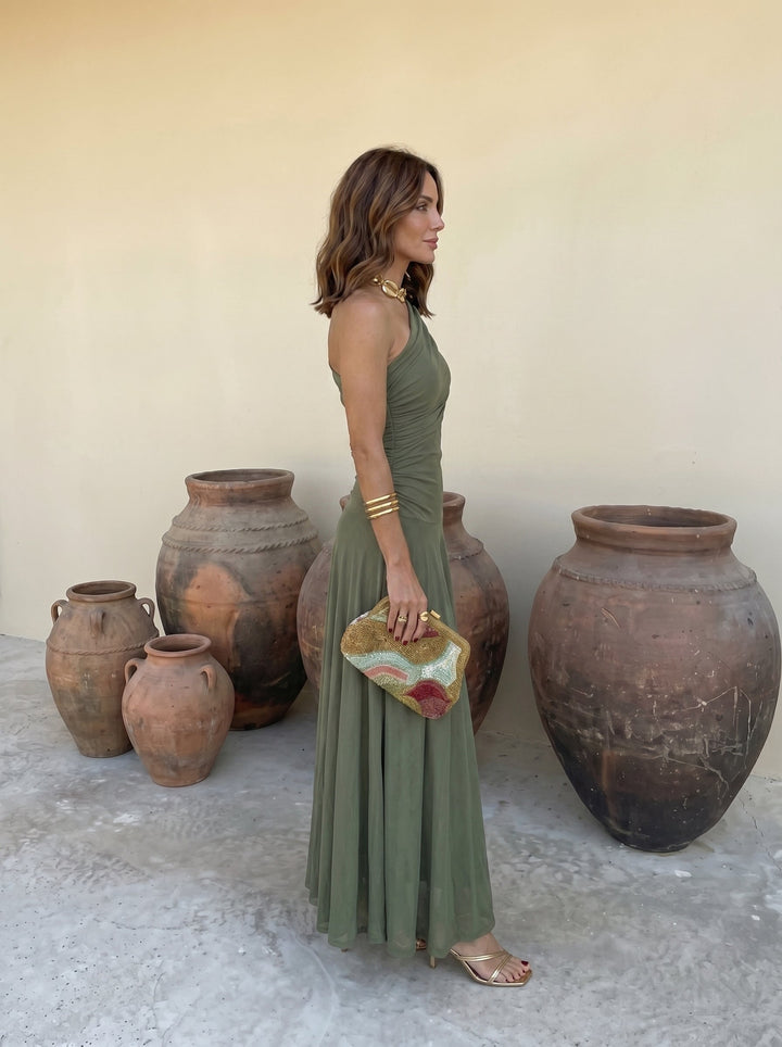 Serena | One-Shoulder Maxi Dress